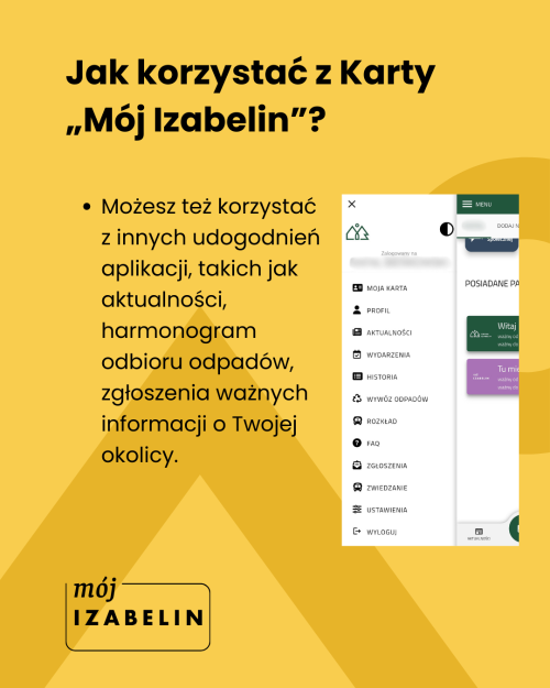 Jako korzystać z Karty „Mój Izabelin”