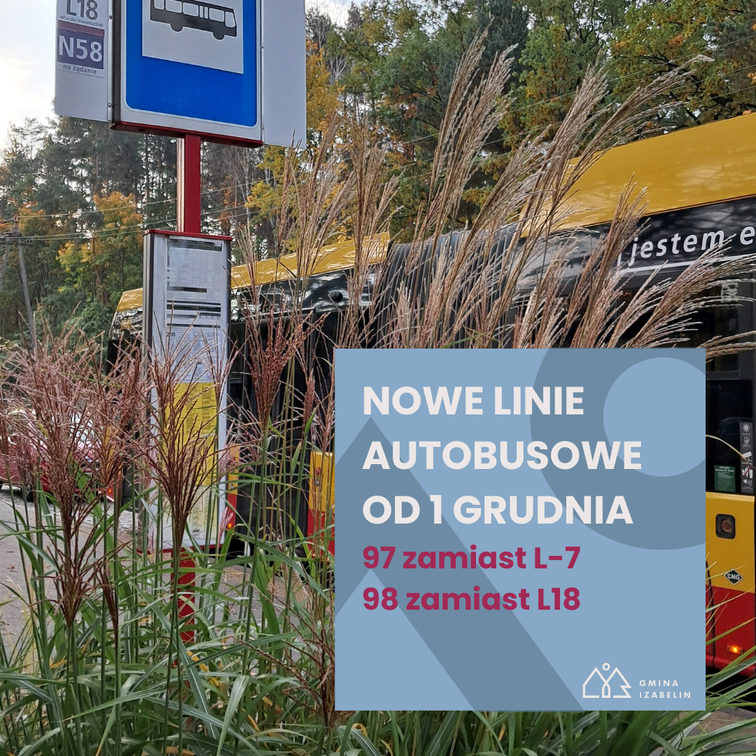 aktualność: Nowe linie autobusowe od 1 grudnia