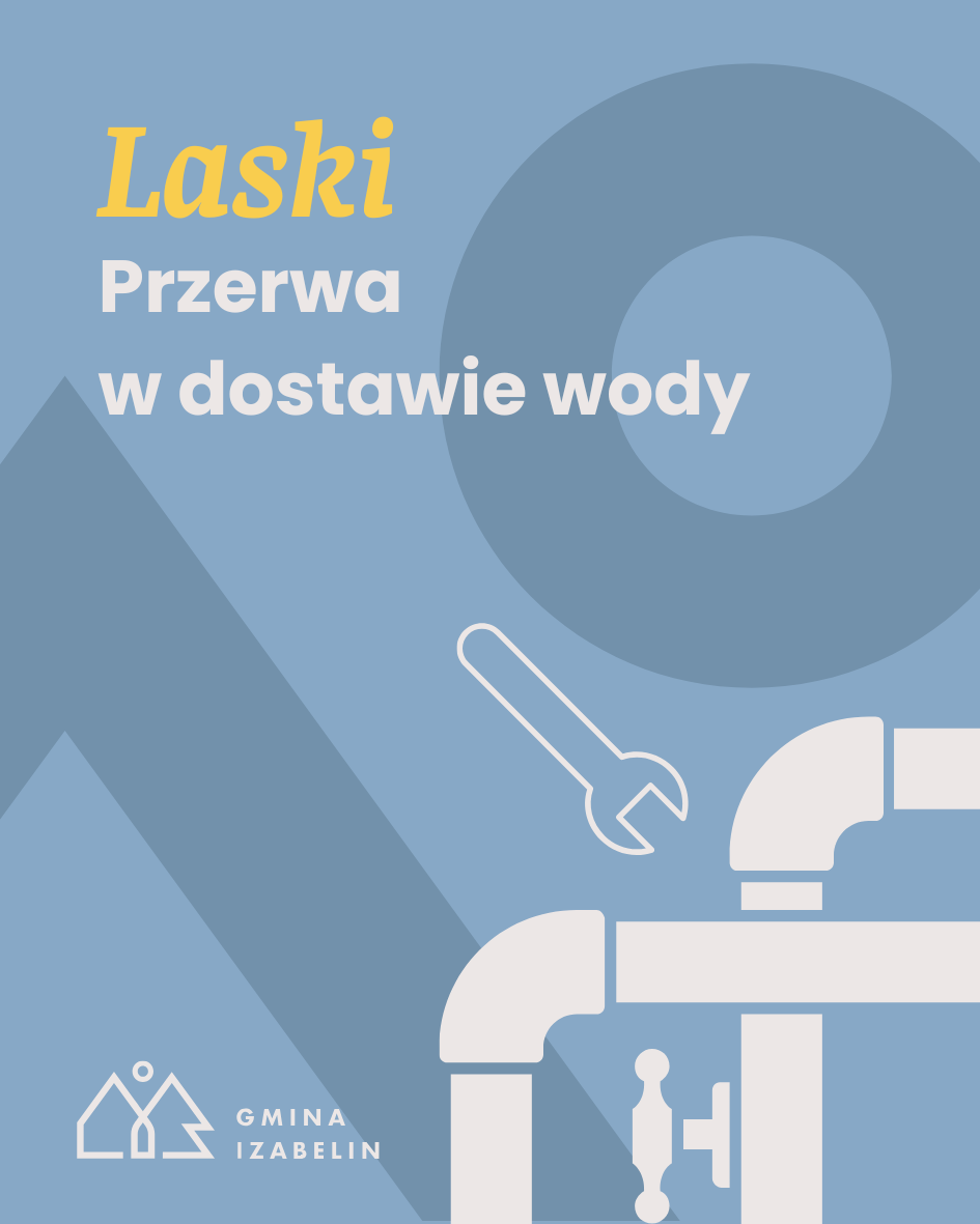aktualność: Laski: planowane przerwy w dostawie wody