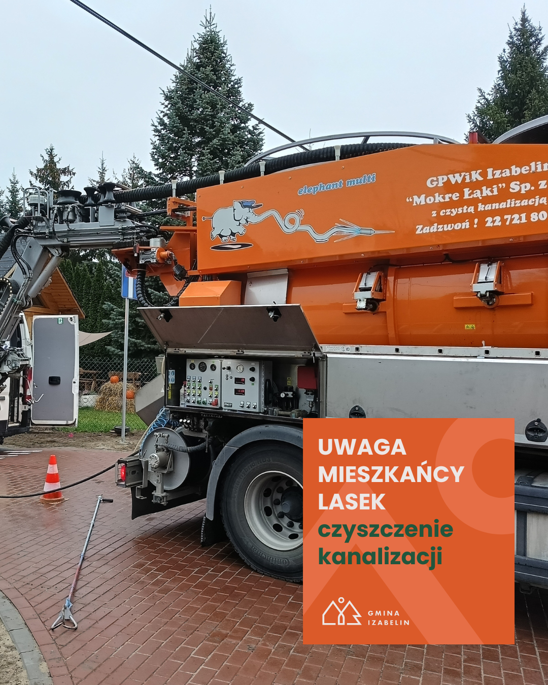 aktualność: Konserwacja sieci kanalizacyjnej