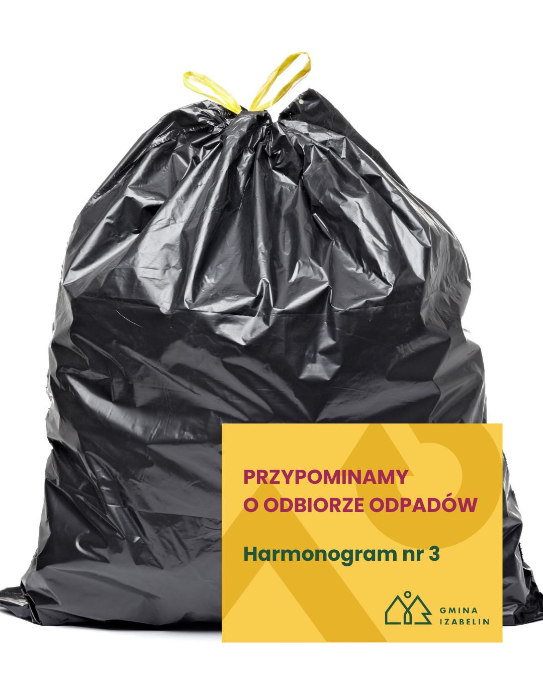 aktualność: Odbiór odpadów: harmonogram nr 3