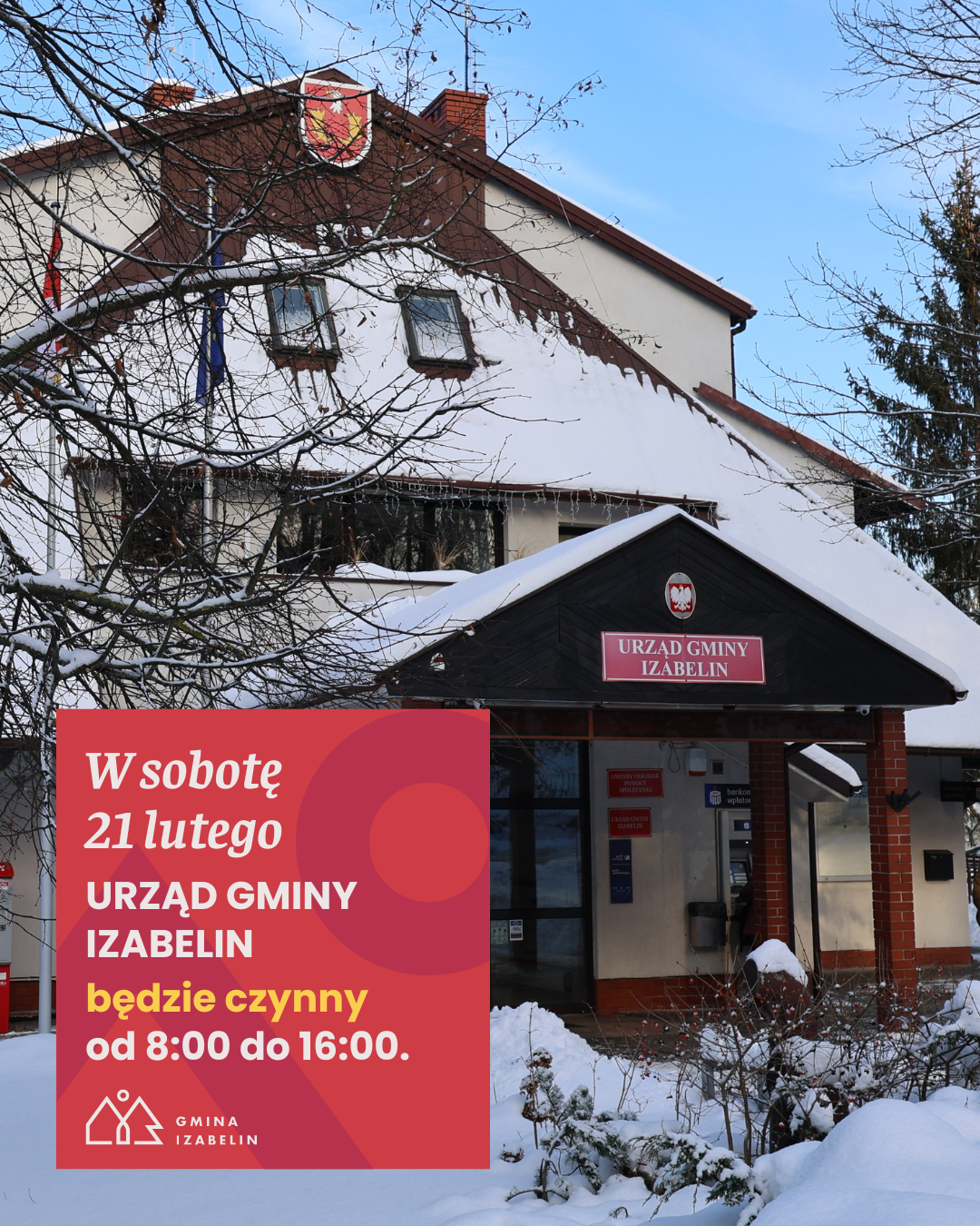 aktualność: Urząd czynny w sobotę 21 lutego