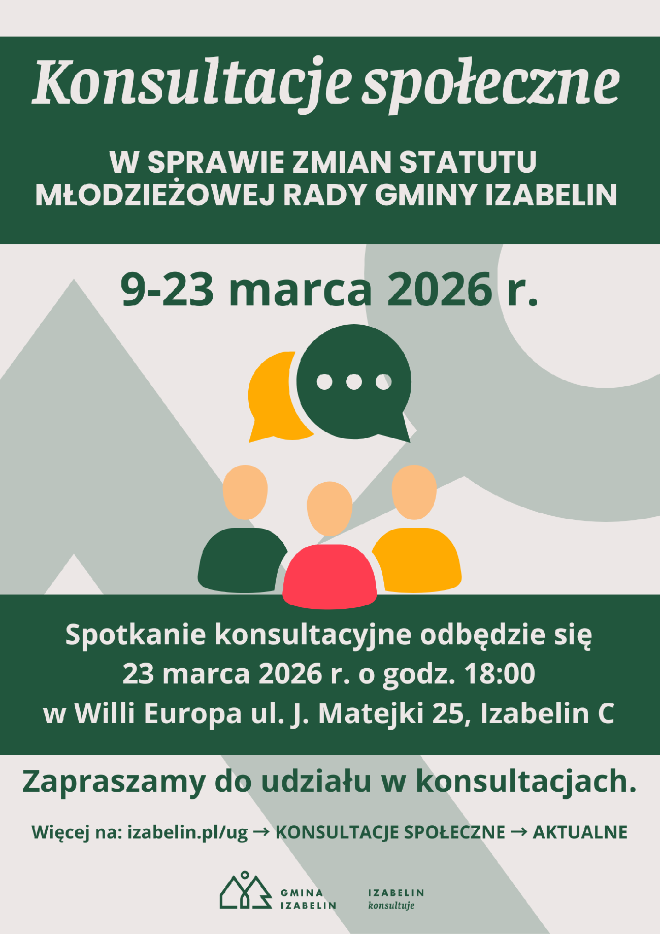 aktualność: Twój głos ma znaczenie!