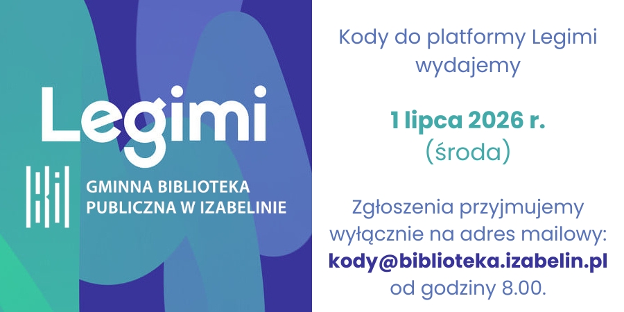 aktualność: Kody Legimi na lipiec 2026 r.