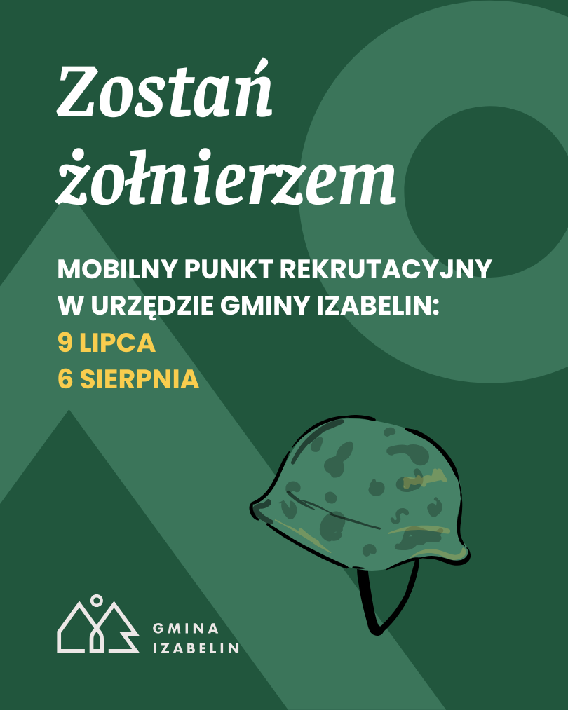 aktualność: Mobilny Punkt Rekrutacyjny zawita do Izabelina