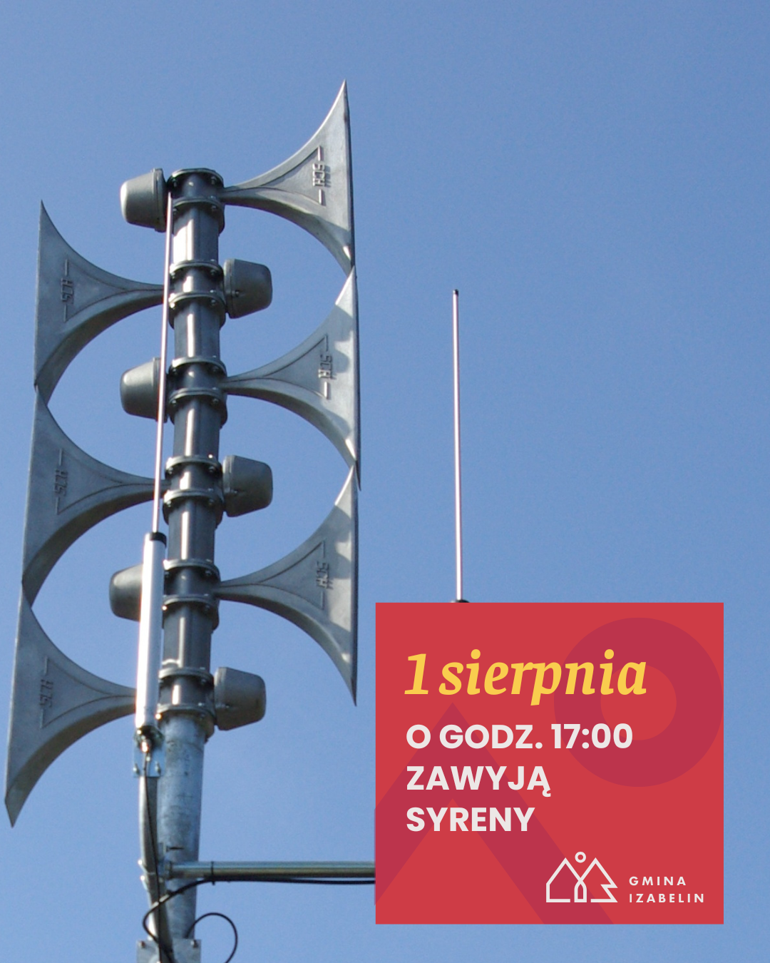 aktualność: 1 sierpnia zawyją syreny alarmowe