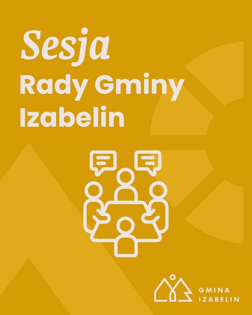aktualność: XXXIII Sesja Rady Gminy Izabelin