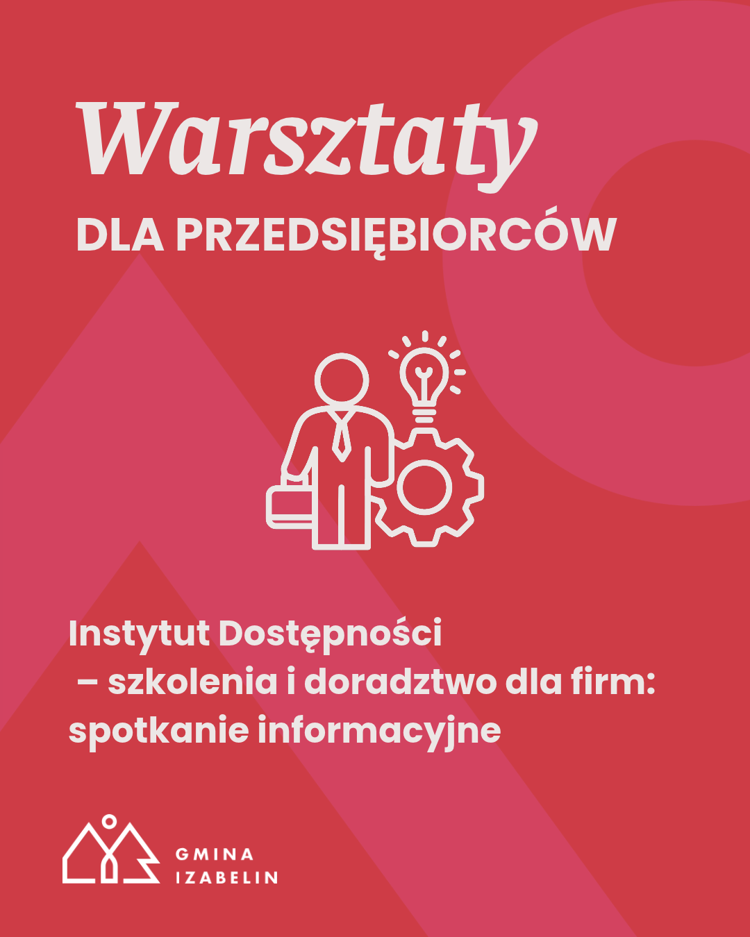 aktualność: Instytut Dostępności – szkolenia i doradztwo dla firm, spotkanie informacyjne