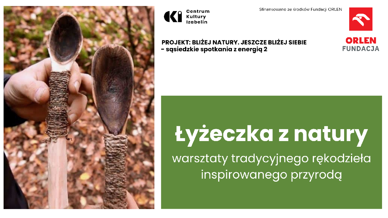 aktualność: Łyżeczka z natury - warsztaty rękodzieła inspirowanego przyrodą // 15.09 (wtorek), godz. 17:30
