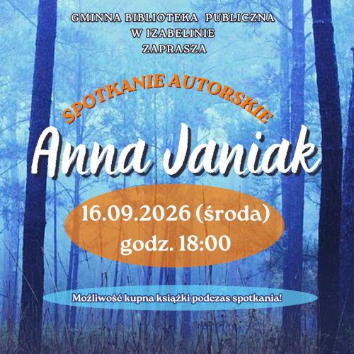 aktualność: Lepsza strona życia - spotkanie autorskie (16.09.2026 r.)